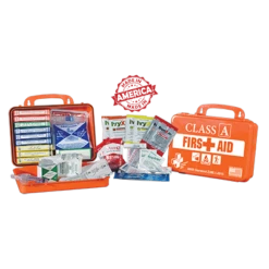 Certified Safety Poly Orange Outdoor First Aid Kit