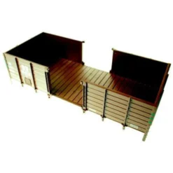 Railcar Body, ATSF, Brown LGB 40210-E001